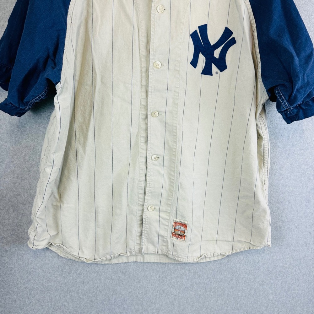Cooperstone Collection Mirage XXL NYC Yankees Button Up Jersey Shirt 1961 - Picture 4 of 13